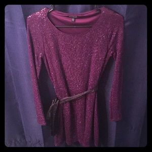 Sequined cocktail dress